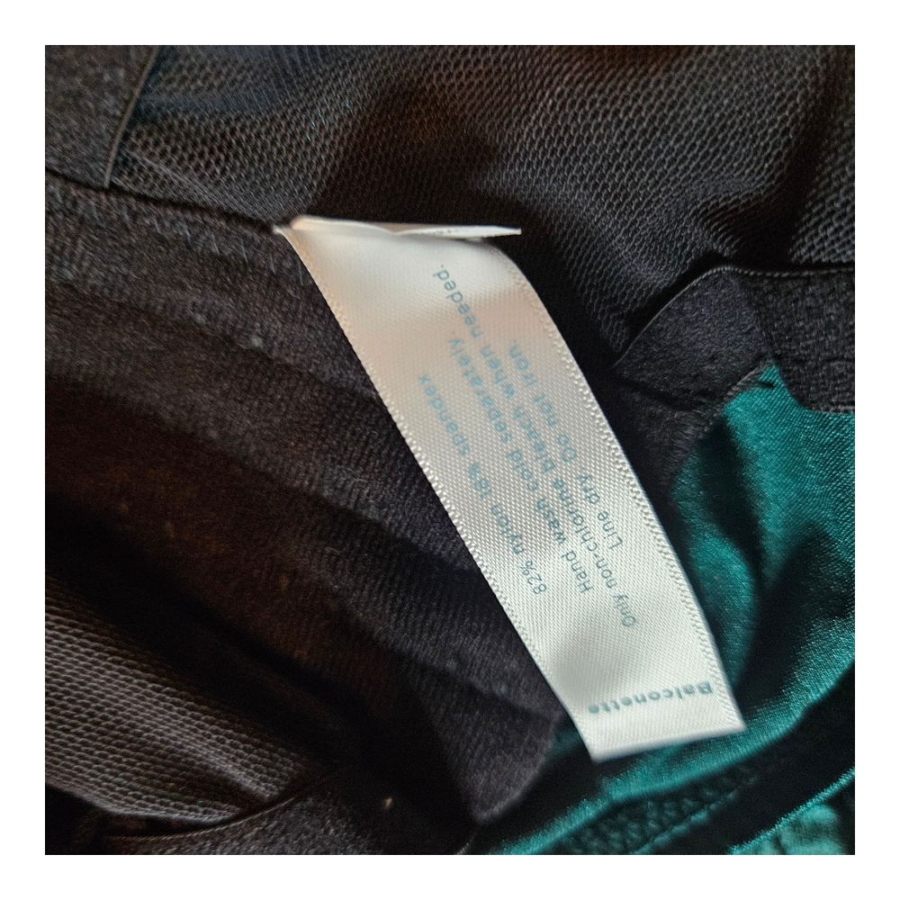 Cacique Swim Dark Teal Green Balconette Bikini Top Size 44 DD NWT - Picture 4 of 8